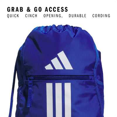 adidas Alliance Sackpack – Drawstring Backpack Small Bag for Men and Women