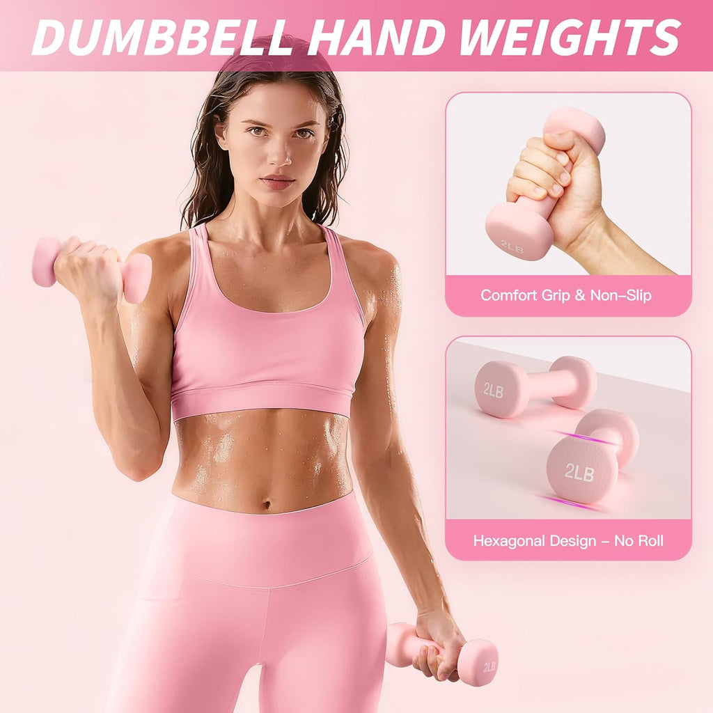 Pilates Kit 16PCS,Pilates Essential Kit for Women,Better me Pilates Equipment with 14.5" Pilates Ring and Ball,8 Resistance Bands,Dumbbells & Grip Socks, Home Pilates Workout Kit for Beginners