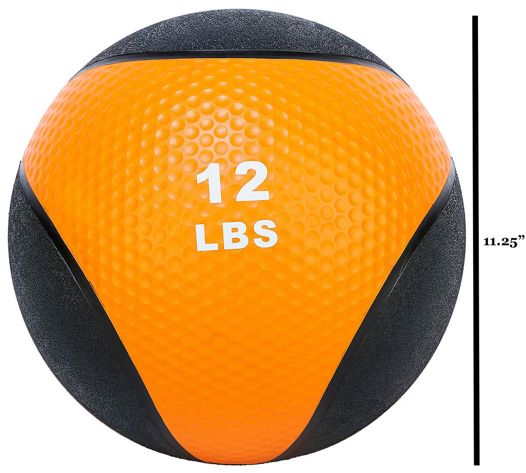 Fitvids Workout Exercise Fitness Weighted Medicine Ball, Wall Ball and Slam Ball, Multiple Styles and Sizes