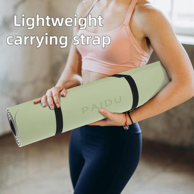 Yoga Mat Non Slip Anti-tear,extra thick-2/5 inch（10MM）High Resiliency Professional POE Yoga Mats for Women Men Kids,72"x24"inch,Workout, Yoga, Pilates and Floor Exercise, with Carrier Strap