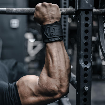 Heavy Duty Premium Wrist Wraps, More Elasticity, Reinforced Stitching, Extra Wide Strap, Strong Thumb Loop, Larry Wheels Weightlifting Wraps