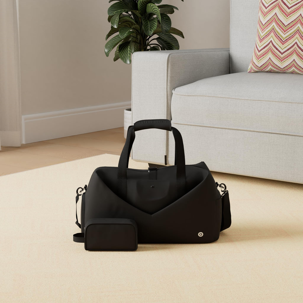 Ceneda 20" Gym Bag for Women with Wet Pocket & Shoe Compartment, Lightweight Duffel Waterproof Carry On Duffle for Travel, Yoga, Overnight (Green)