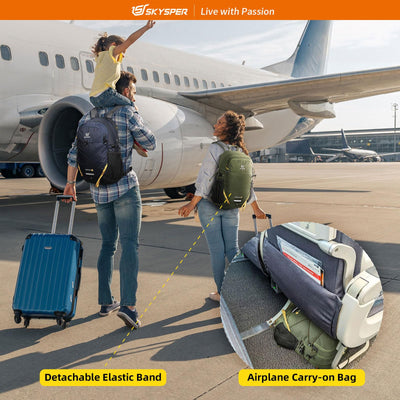 SKYSPER Small Hiking Backpack, 20L/30L Lightweight Travel Backpacks Hiking Daypack for Women Men