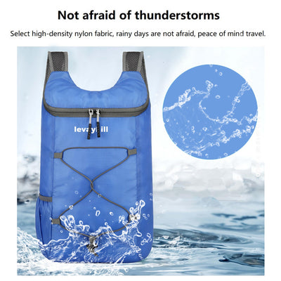 16L Lightweight Foldable Hiking-Backpack Small Packable-Daypack For Travel,Ultralight Water-Resistant Gym Bag Men Women Easy Carry-on (Royal Blue)