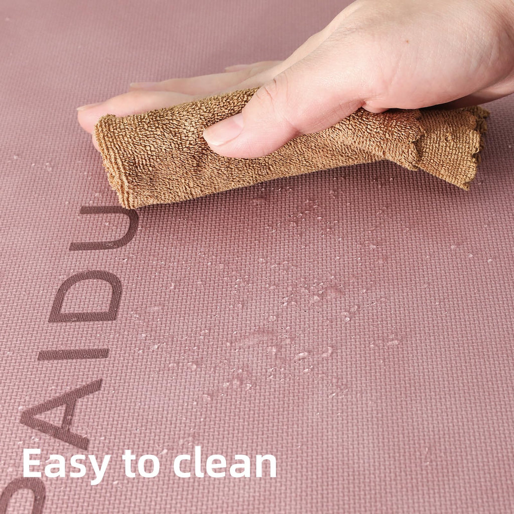 Yoga Mat Non Slip Anti-tear,extra thick-2/5 inch（10MM）High Resiliency Professional POE Yoga Mats for Women Men Kids,72"x24"inch,Workout, Yoga, Pilates and Floor Exercise, with Carrier Strap