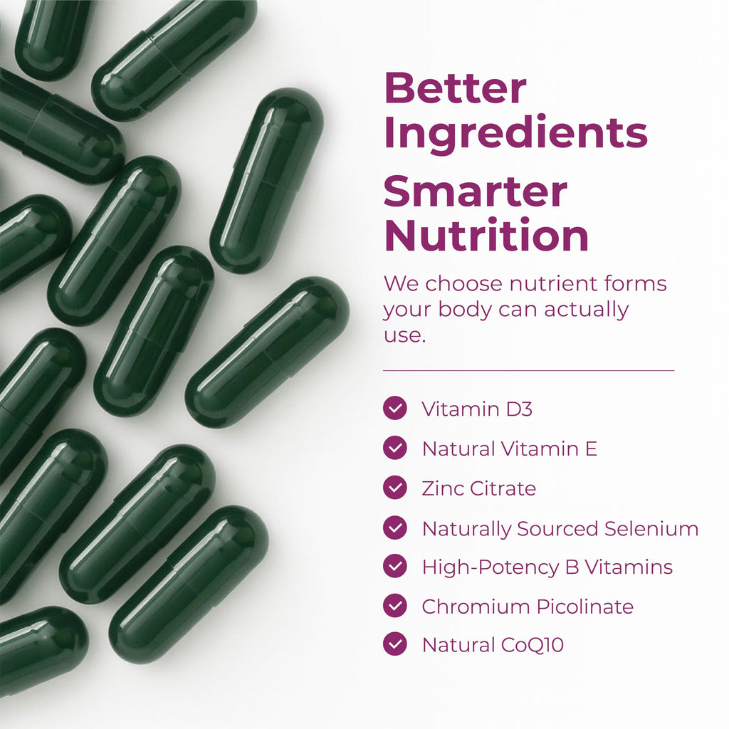 Multivitamin for Men – Methylated Mens Multivitamins & Multiminerals Capsules with Vitamin B12, A, D, C, Zinc, Magnesium & More for Complete Daily Support – High Potency Bioavailable Vitamins for Men