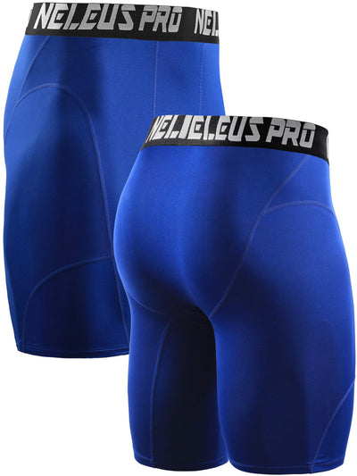 NELEUS 3 or 6 Pack Compression Shorts for Men Spandex Sport Shorts Running Athletic Workout Performance Baselayer Underwear
