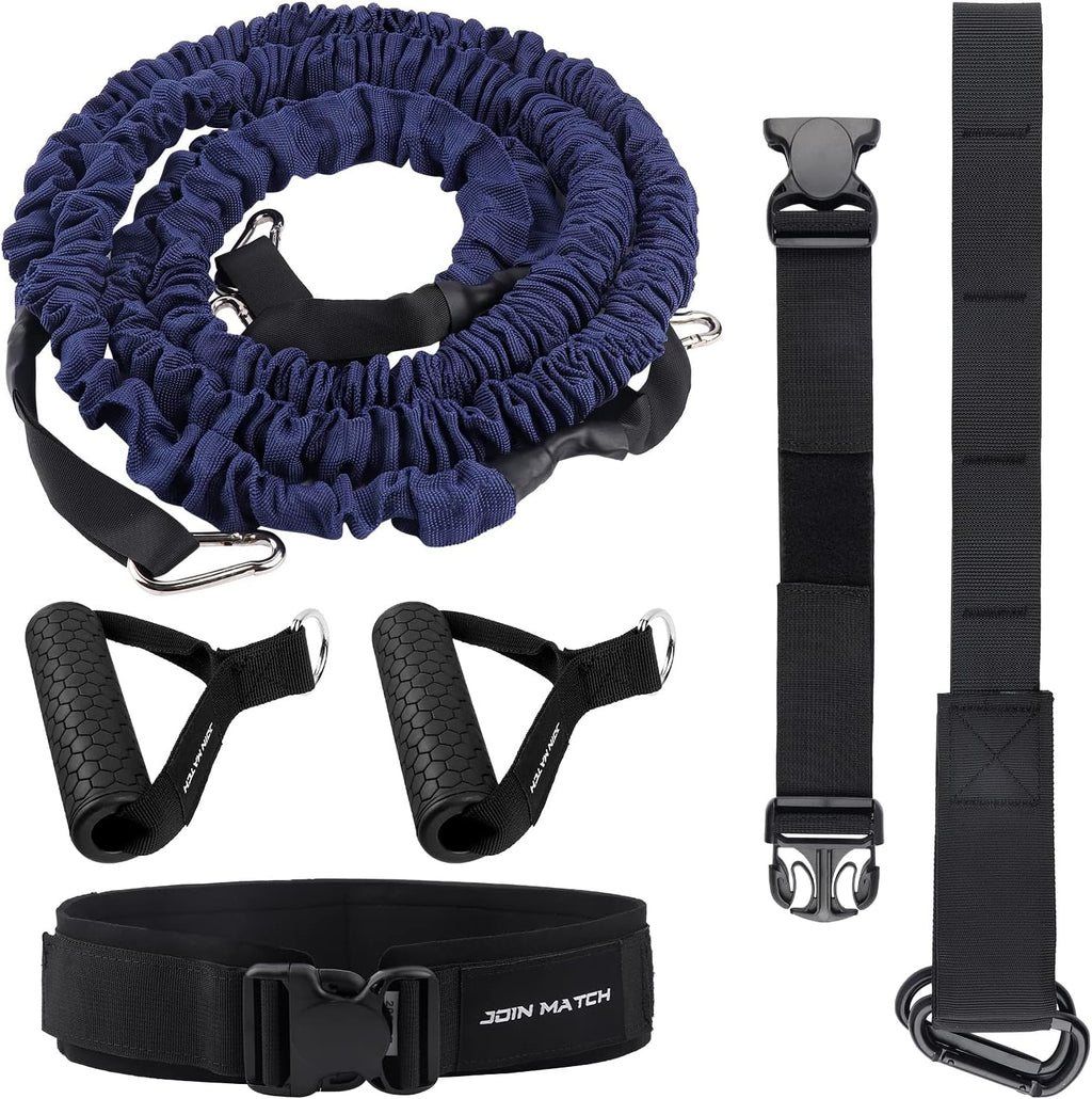 Workout Suspension Resistance Trainer System, Exercise Explosive Force Bounce Physical, Training Resistance Rope Improve Speed，Stamina, Mobility, Strength and Help You Build Muscle.