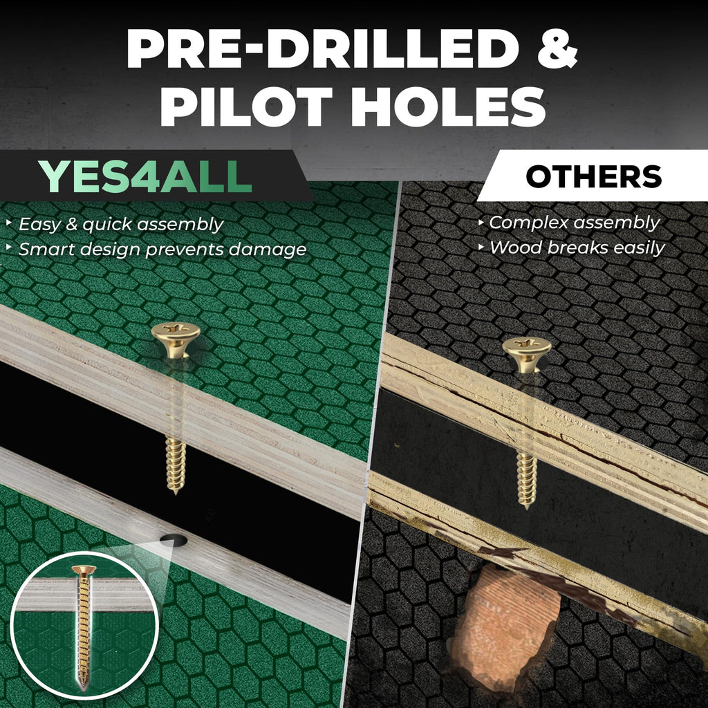 Yes4All 3 in 1 Non-Slip Wooden Plyo Box, Step Up Box for Workout, Plyometric Jump Box for Skipping, Jumping, Lunges, Squats, Dips