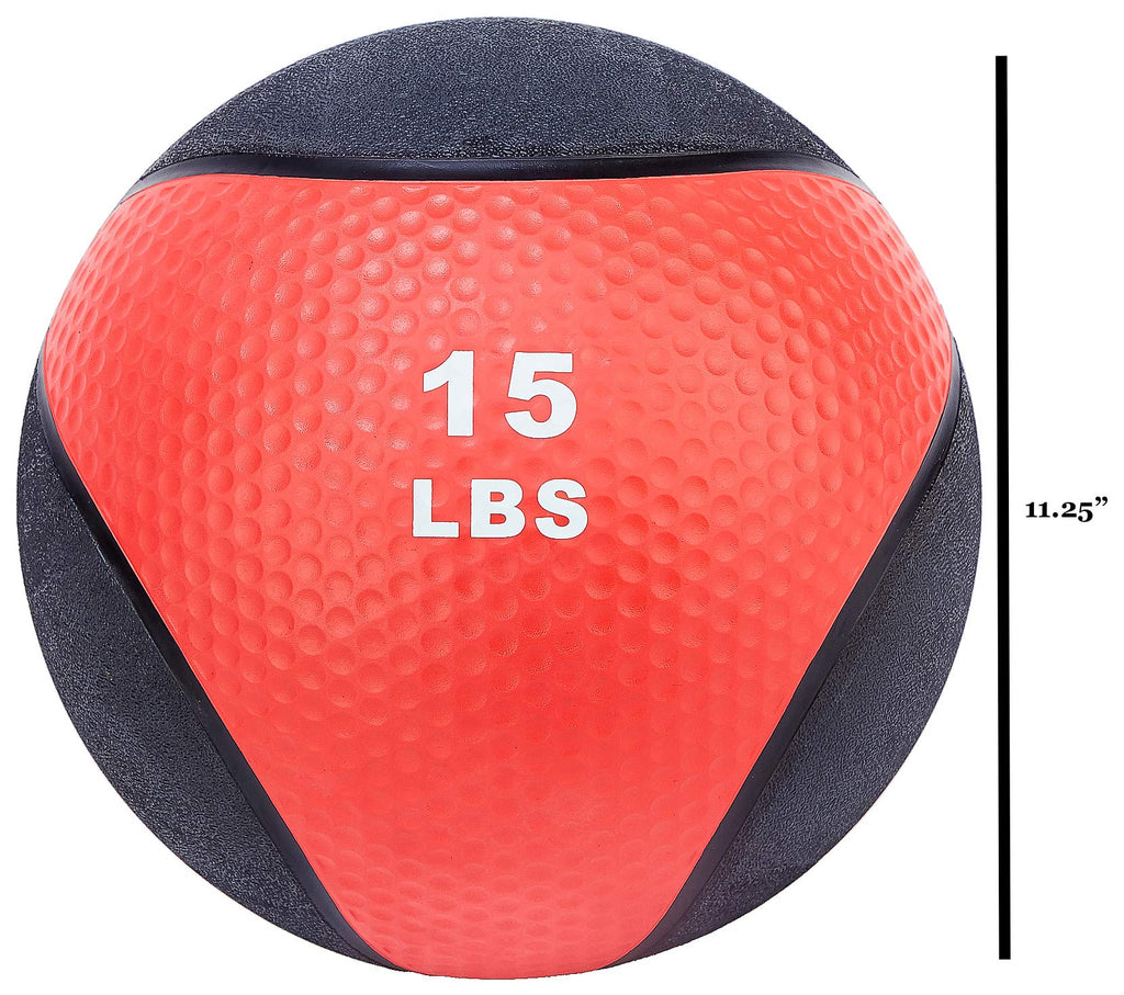 Fitvids Workout Exercise Fitness Weighted Medicine Ball, Wall Ball and Slam Ball, Multiple Styles and Sizes