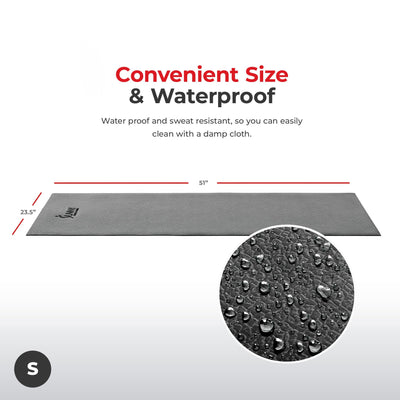 Sunny Health & Fitness Non-Slip Home Gym Mat – Workout Floor Protection Foam Pad for Treadmill, Bike, Elliptical, Yoga and Exercise Equipment or Standing Desk in 4 Size Options