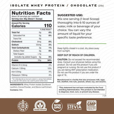 Muscle Feast Grass-Fed Whey Protein Isolate, All Natural Hormone Free Pasture Raised, Whey Isolate Protein Powder for Men and Women, Clean, Non-GMO & Gluten-Free, Isolate Protein - Unflavored, 5lb