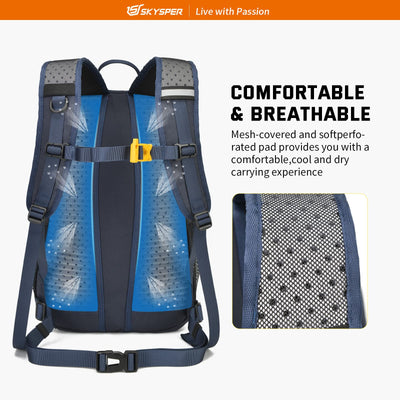 SKYSPER Small Hiking Backpack, 20L/30L Lightweight Travel Backpacks Hiking Daypack for Women Men