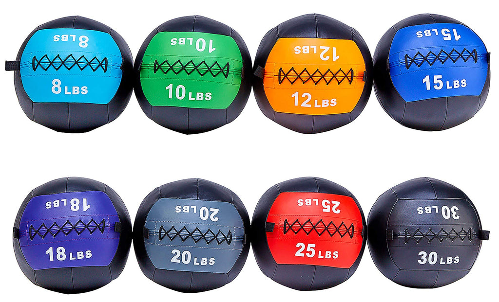 Fitvids Workout Exercise Fitness Weighted Medicine Ball, Wall Ball and Slam Ball, Multiple Styles and Sizes