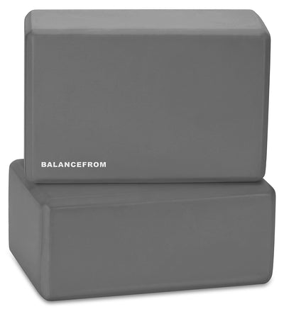 Fitvids All Purpose 1/2-Inch Extra Thick High Density Anti-Tear Exercise Yoga Mat and Knee Pad with Carrying Strap and Optional Yoga Blocks, Multiple