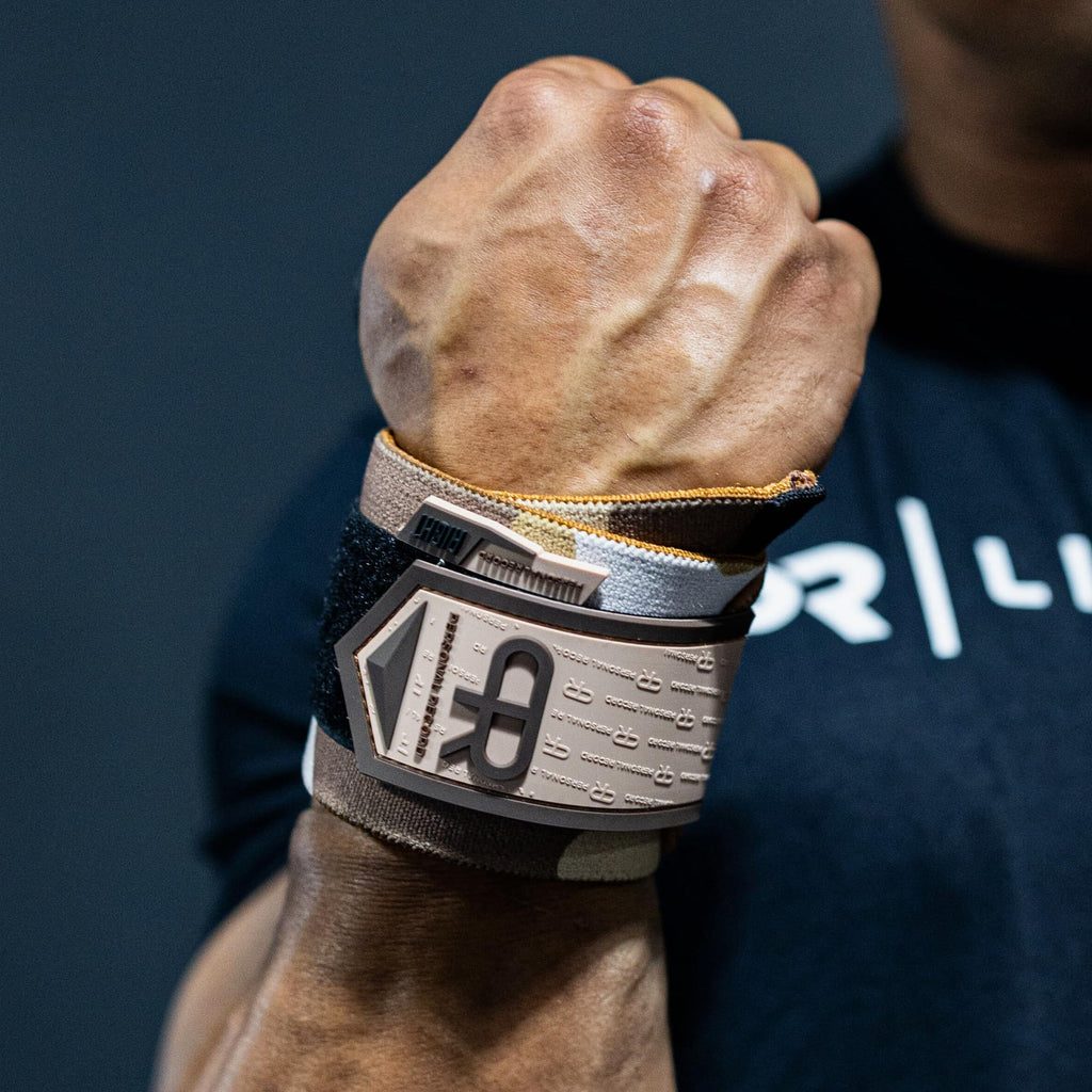 Heavy Duty Premium Wrist Wraps, More Elasticity, Reinforced Stitching, Extra Wide Strap, Strong Thumb Loop, Larry Wheels Weightlifting Wraps