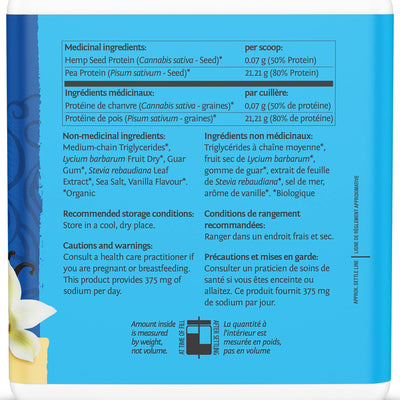 Organic Plant Based Protein Powder | Vegan Organic Protein Powder Vanilla Flavored with BCAA Amino Acids & Hemp Seed Pea Blend | Non-GMO Soy Dairy Filler & Gluten Free (Vanilla, 32 Servings)