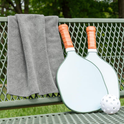 S&T INC. Microfiber Gym Towels, Yoga Towel for Home and Gym Bag, 16 Inch x 27 Inch, 6 Pack