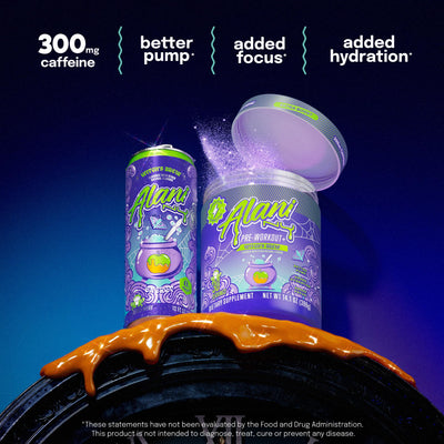 Alani Nu Pre Workout+ Powder Frozen Lemonade, Extra Boost, Sugar Free, 300mg Caffeine, L-Theanine, Beta-Alanine, Citrulline, 30 Servings