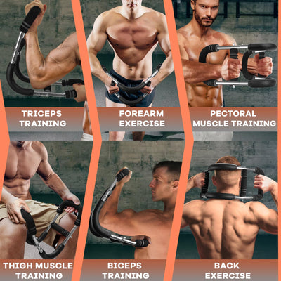 Twister Arm Trainer, 20-120 lb Adjustable Chest Workout Equipment, Gifts for Men Women, Forearm Strengthener Arm Exercise Equipment Ideas Gifts for Dad Husband,Chest Trainer for Home Workout Equipment