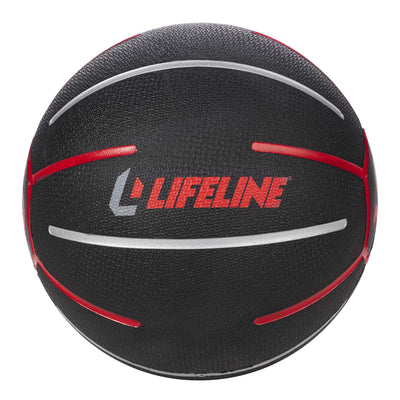 Lifeline Fitness Medicine Ball - Total Body Strength and Stability Training - Non-Slip, Light Bounce - Textured Surface - Durable - Home Gym Exercise Equipment