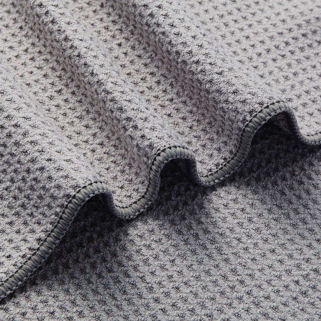 Microfiber Gym Towel Set for Men Women, Super Soft and Quick-Drying Towels for Fitness, Yoga, Cycling, Swimming (Blue+Grey+Purple, 3 Pack)