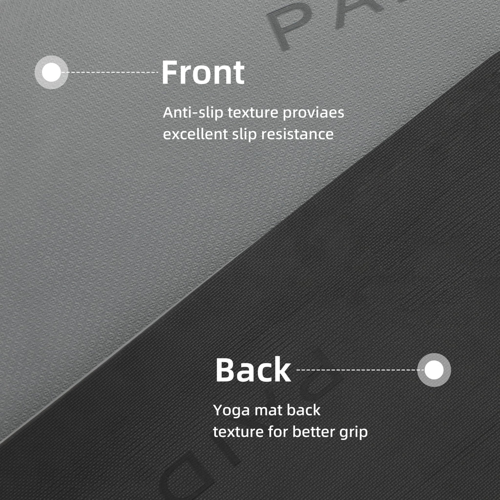 Yoga Mat Non Slip Anti-tear,extra thick-2/5 inch（10MM）High Resiliency Professional POE Yoga Mats for Women Men Kids,72"x24"inch,Workout, Yoga, Pilates and Floor Exercise, with Carrier Strap