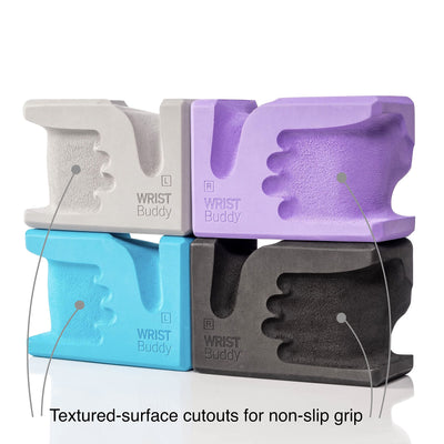 WRIST Buddy® Yoga Blocks 2 Pack | Ergonomic Hand-Shape Reduces and Prevents Wrist Pain | Enhances Comfort, Stability, and Grip Strength | EVA Yoga Accessories Set | Best Gifts