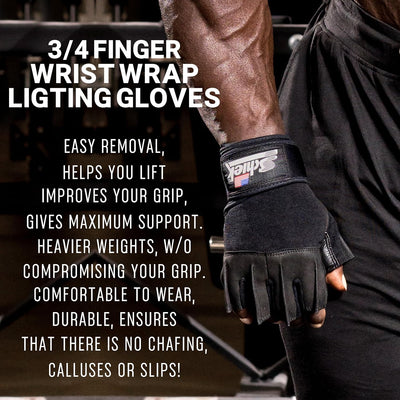 Schiek 540 Platinum Lifting Gloves - One Year Warranty!