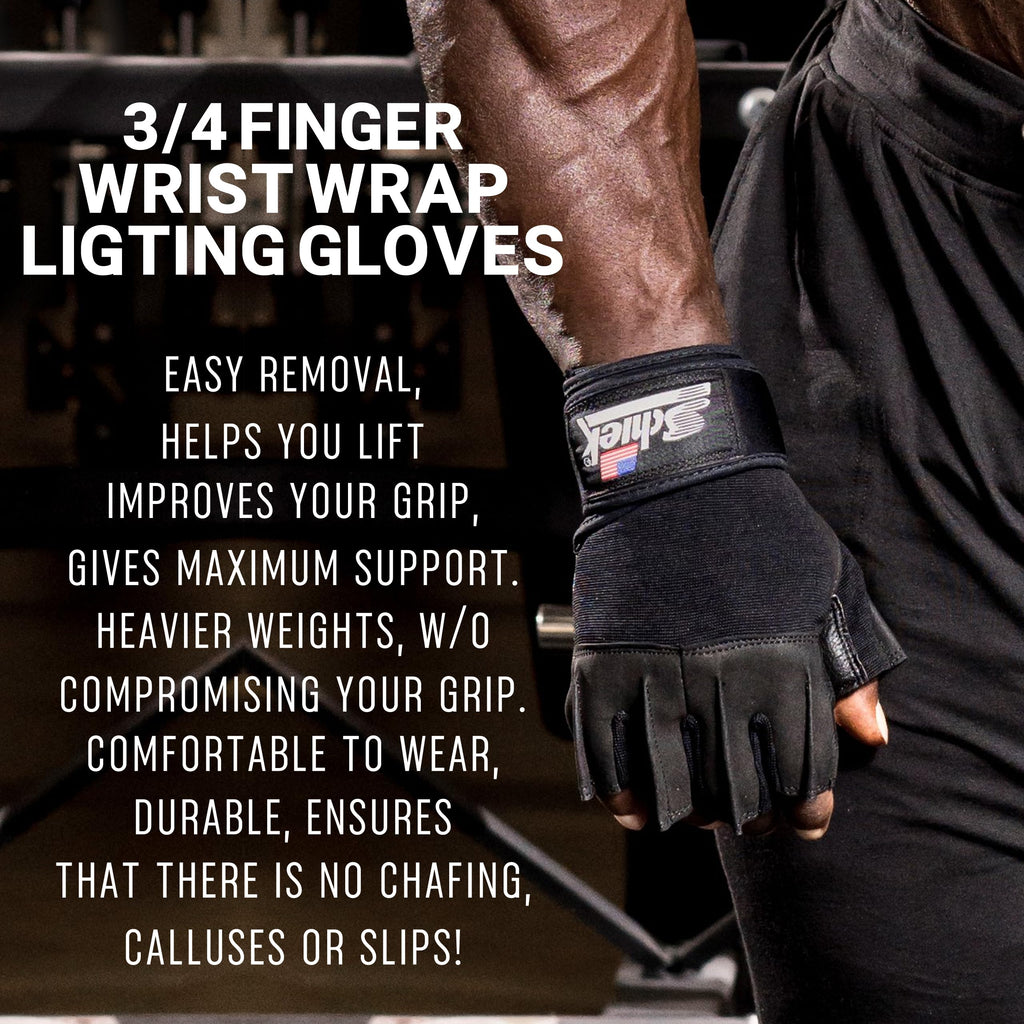 Schiek 540 Platinum Lifting Gloves - One Year Warranty!