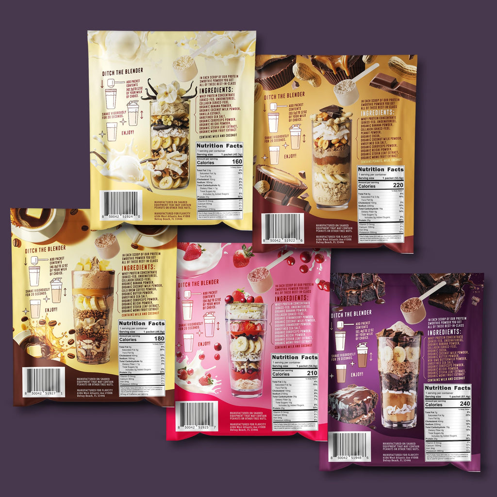 FlavCity Grass Fed Whey Chocolate Protein Powder - Chocolate Peanut Butter - 25g Protein & 10g Collagen - Made with Organic Cocoa & Coconut Milk - Gluten Free & No Added Sugars (20 Servings)