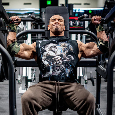 Heavy Duty Premium Wrist Wraps, More Elasticity, Reinforced Stitching, Extra Wide Strap, Strong Thumb Loop, Larry Wheels Weightlifting Wraps