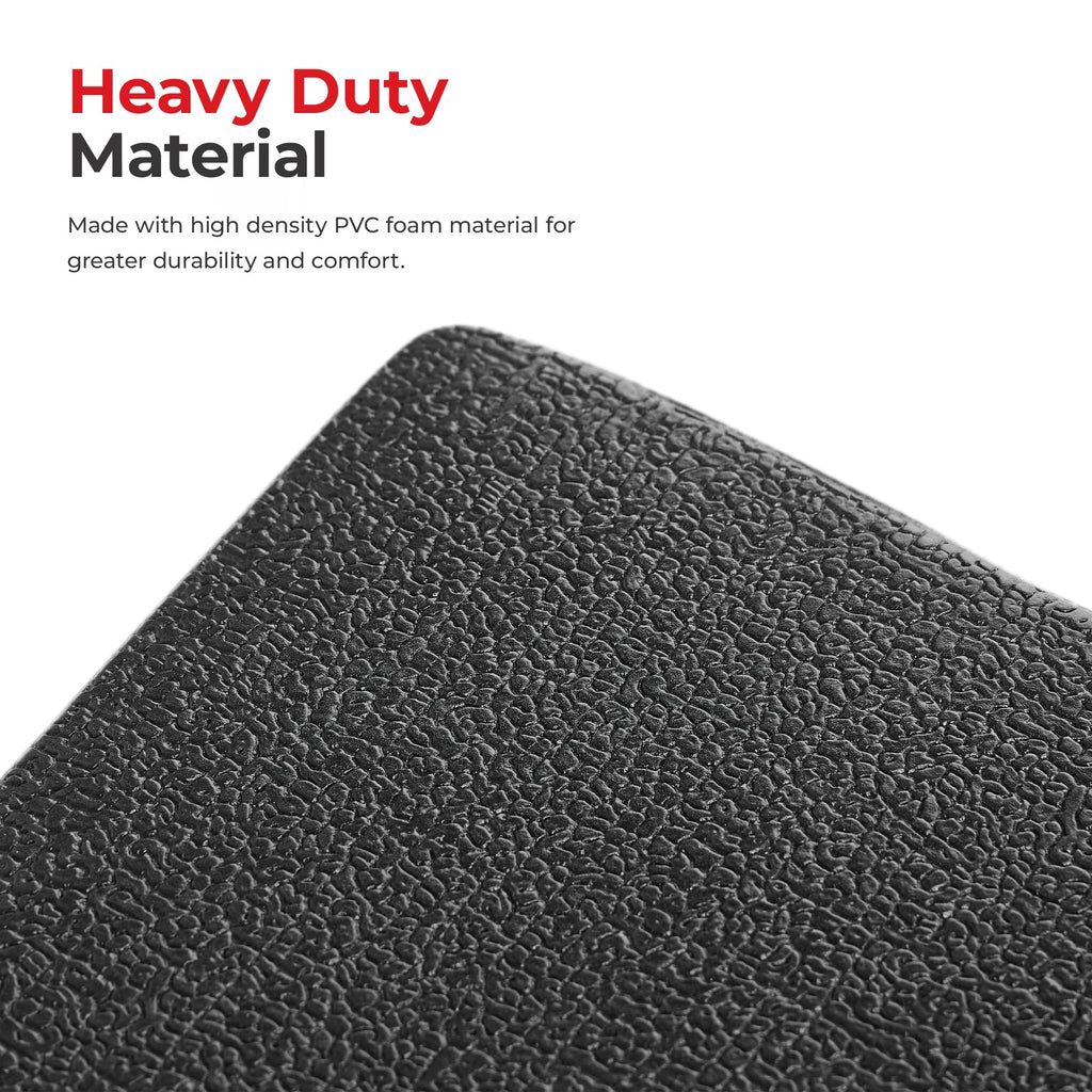 Sunny Health & Fitness Non-Slip Home Gym Mat – Workout Floor Protection Foam Pad for Treadmill, Bike, Elliptical, Yoga and Exercise Equipment or Standing Desk in 4 Size Options