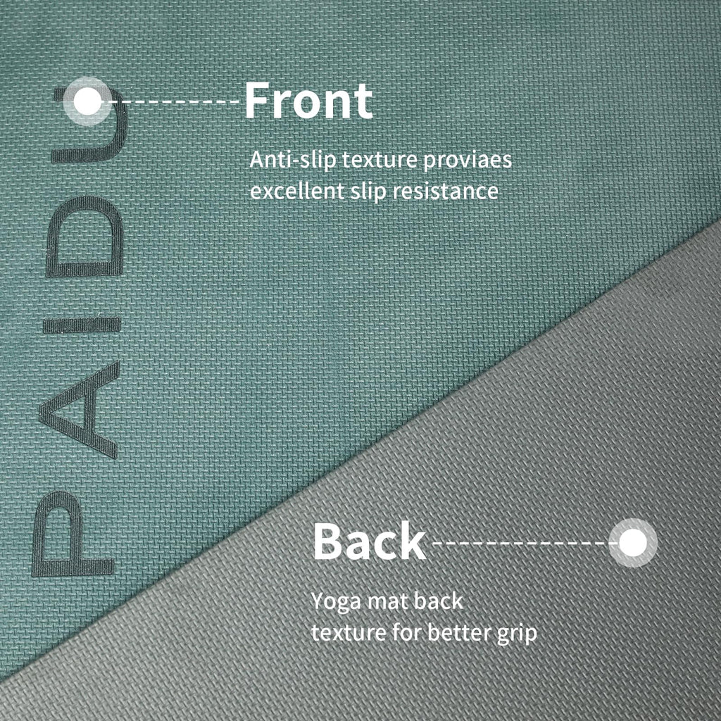 Yoga Mat Non Slip Anti-tear,extra thick-2/5 inch（10MM）High Resiliency Professional POE Yoga Mats for Women Men Kids,72"x24"inch,Workout, Yoga, Pilates and Floor Exercise, with Carrier Strap