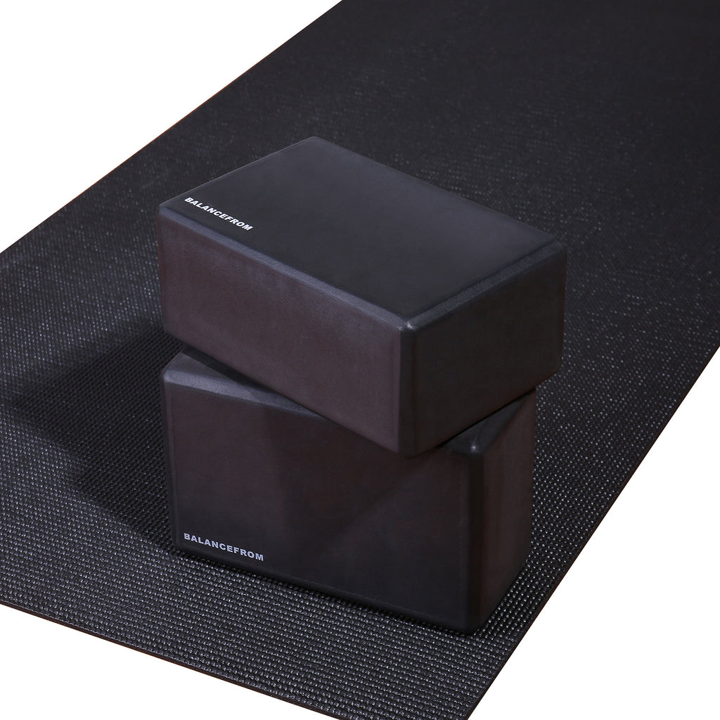 Fitvids Set of 2 High Density Premium - EVA Yoga Blocks, 9"x6"x4" Each