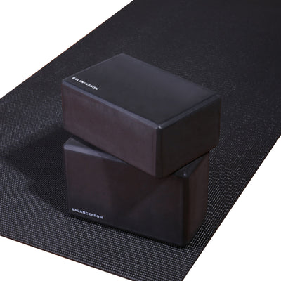 Fitvids Set of 2 High Density Premium - EVA Yoga Blocks, 9"x6"x4" Each