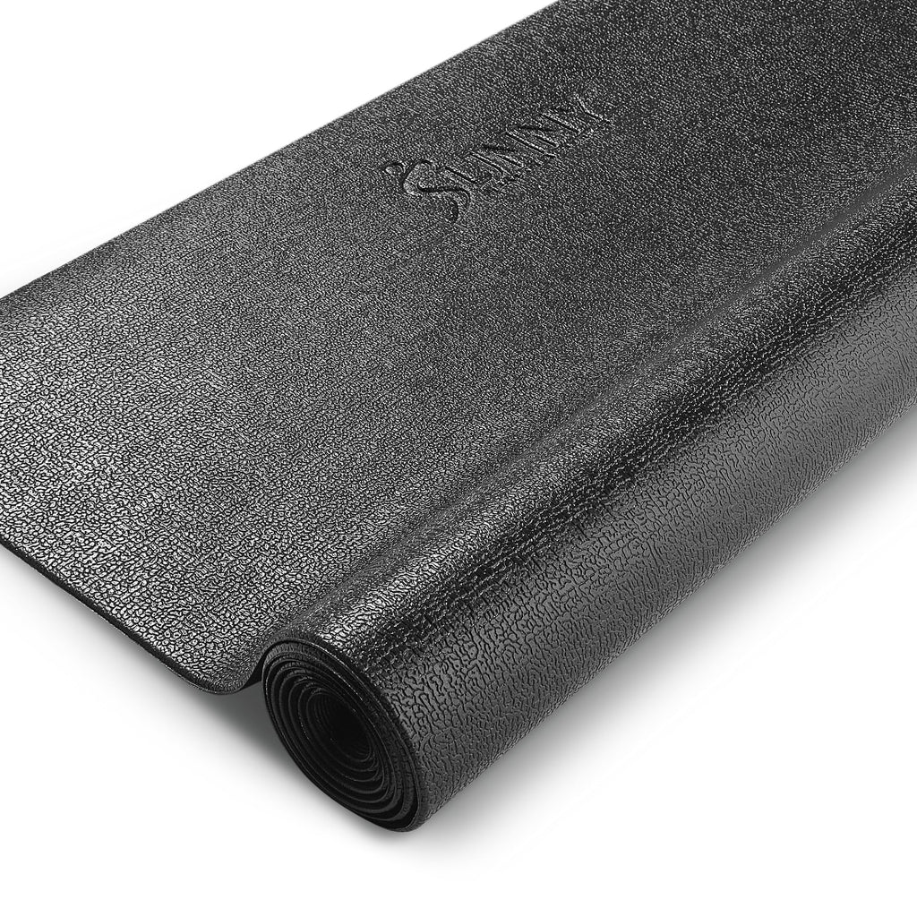 Sunny Health & Fitness Non-Slip Home Gym Mat – Workout Floor Protection Foam Pad for Treadmill, Bike, Elliptical, Yoga and Exercise Equipment or Standing Desk in 4 Size Options