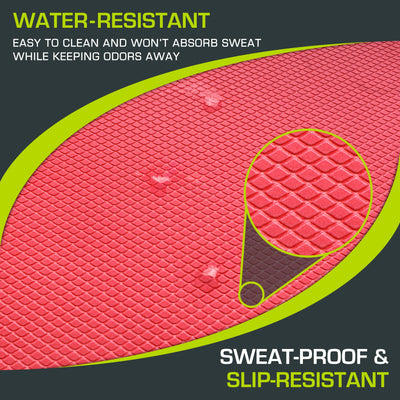 ProsourceFit Exercise Balance Pad – Large Cushioned Non-Slip Foam Mat & Knee Pad for Fitness, Stability Training, Physical Therapy, Yoga 15"x19"