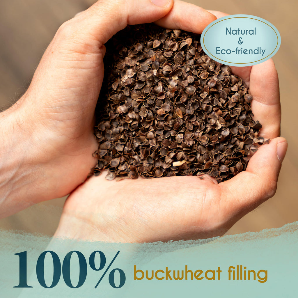 Florensi Meditation Cushion - Comfortable Floor Pillow - Traditional Tibetan Meditation Pillow with Beautiful Velvet Cover - Large Floor Cushion Seating for Adults - Premium Yoga Buckwheat Bolster