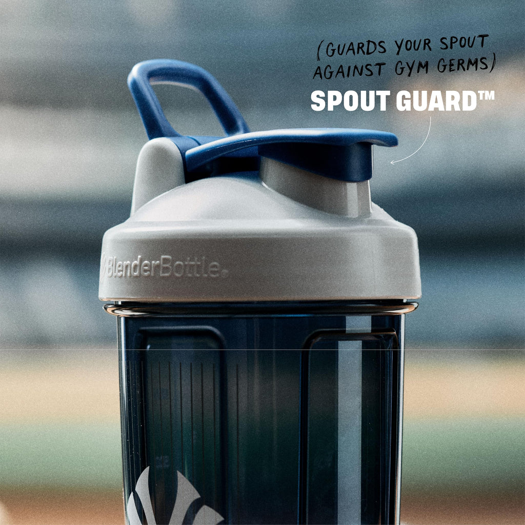 BlenderBottle Shaker Bottle Pro Series Perfect for Protein Shakes and Pre Workout, 28-Ounce, Black