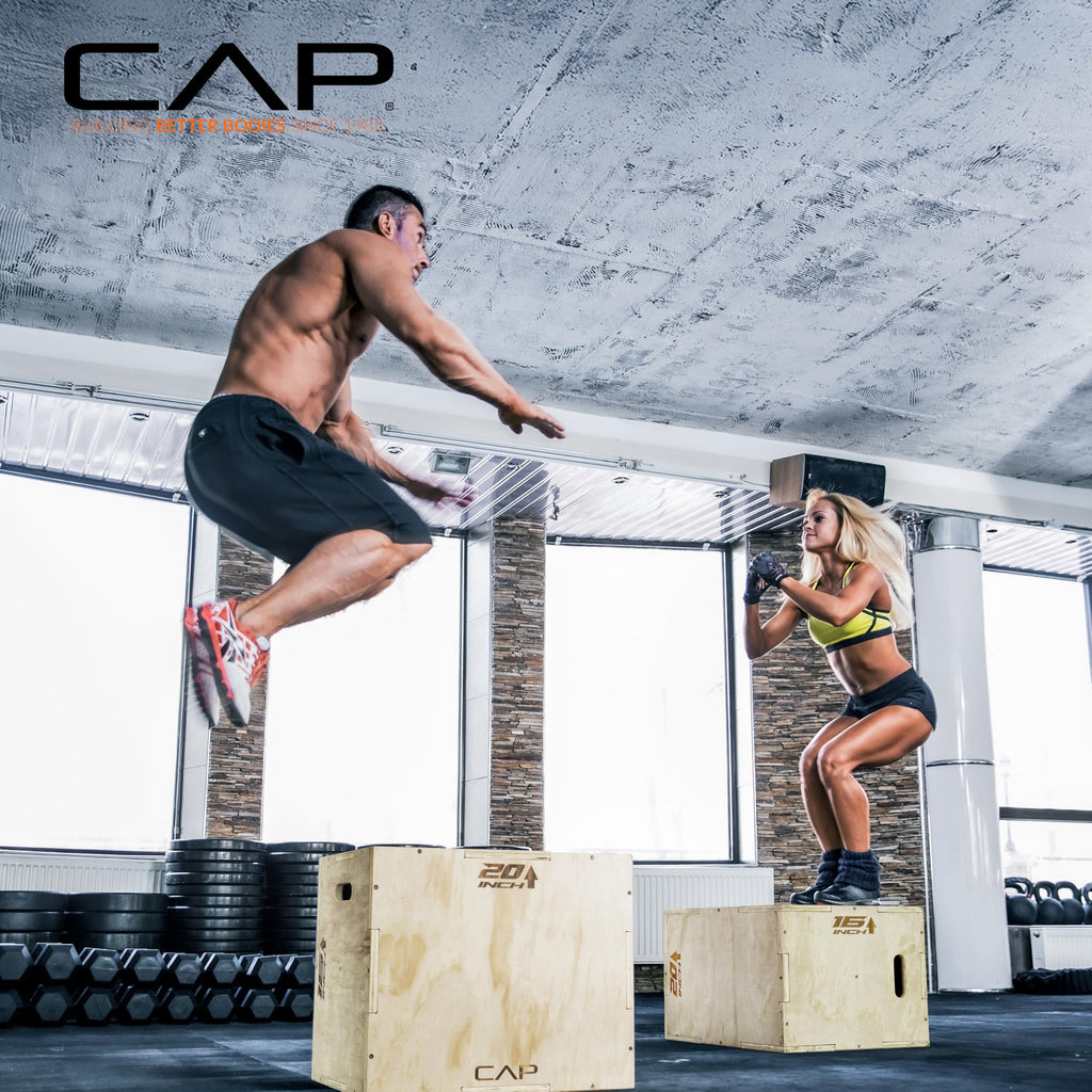CAP Barbell 3-in-1 Plyometric Box | Multiple Styles and Sizes