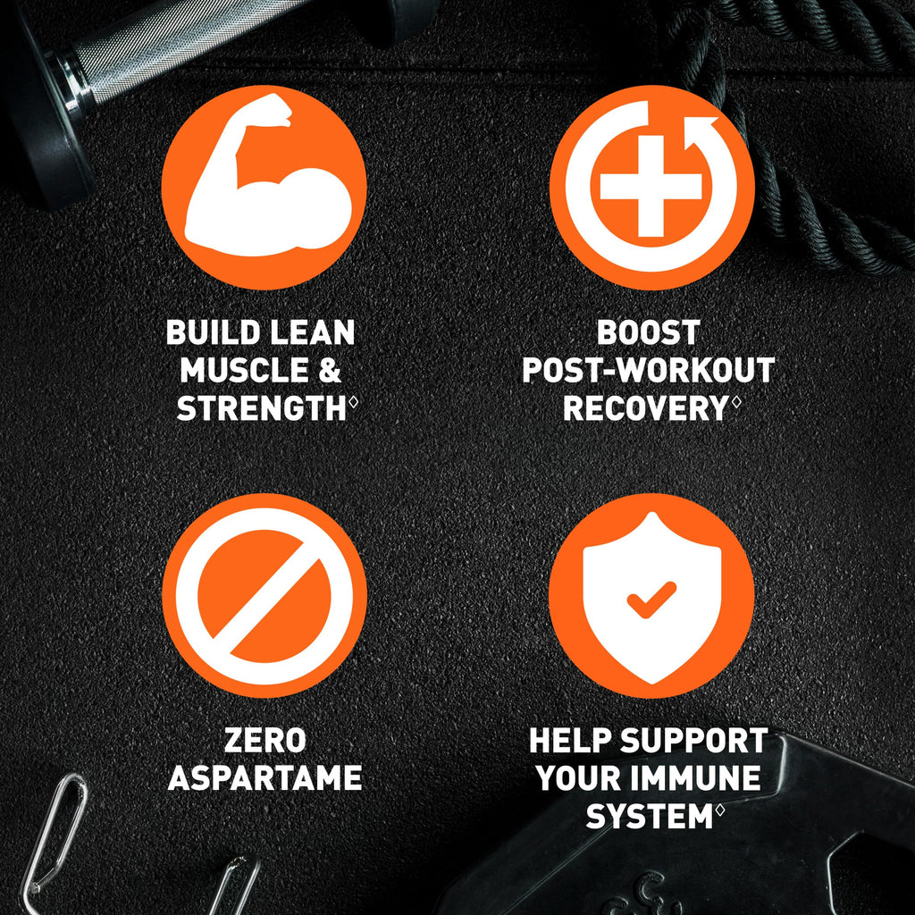 Body Fortress Super Advanced Whey Protein Powder, Strawberry, Immune Support (1), Vitamins C & D Plus Zinc, 1.78 lbs