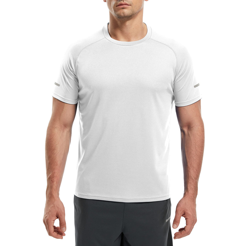 frueo Men's 1/3 Pack Workout Shirts Quick Dry Moisture Wicking Short Sleeve Mesh Athletic T-Shirts