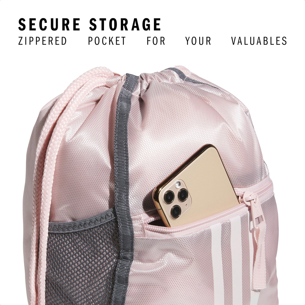 adidas Alliance Sackpack – Drawstring Backpack Small Bag for Men and Women