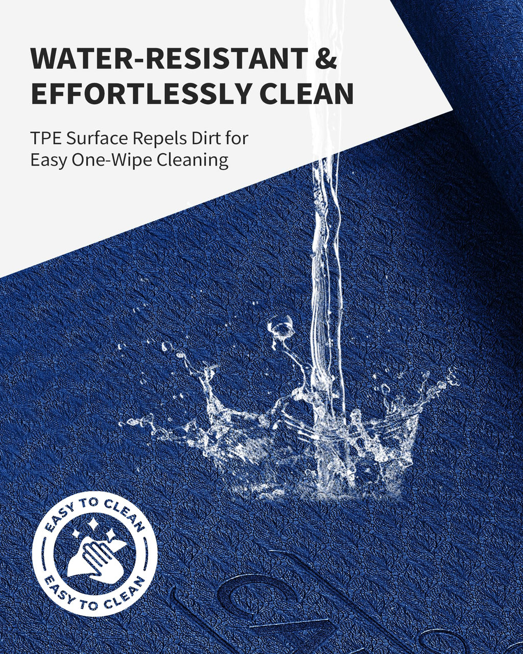 CAMBIVO Large Yoga Mat (6'x 4'), Extra Wide Workout Mat for Men and Women, Yoga Mat Thick 1/3 &1/4 Exercise Mats for Home Workout, Yoga, Pilates (Black,1/4 inch)