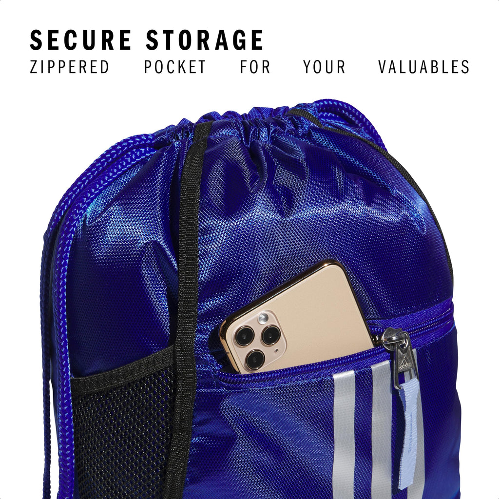 adidas Alliance Sackpack – Drawstring Backpack Small Bag for Men and Women