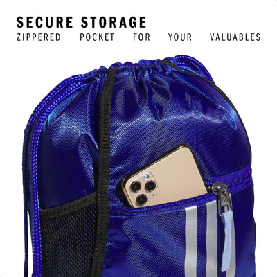 adidas Alliance Sackpack – Drawstring Backpack Small Bag for Men and Women