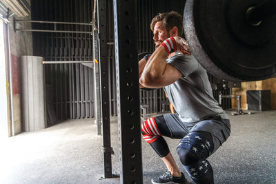 Harbinger Red Line 18-Inch Weightlifting Wrist Wraps for Men and Women (Pair)