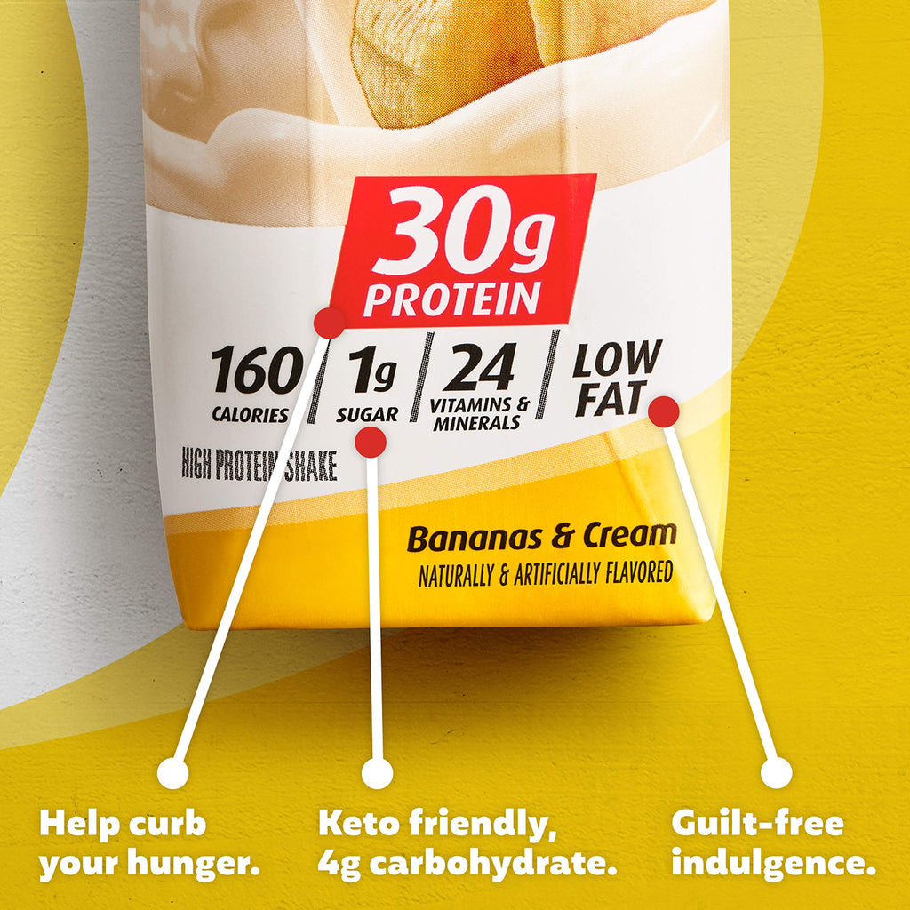 Premier Protein Shake, Vanilla, 30g Protein, 1g Sugar, 24 Vitamins & Minerals to Support Immune Health, 11 fl oz, Pack of 12 (Packaging May Vary)