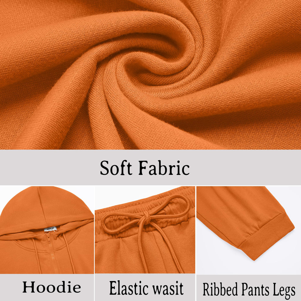 COOFANDY Sweatsuits for Men 2 Piece tracksuit Sets Full Zip Hoodie Sweatpants for Men Casual Sports Jogging Suits S-4XL